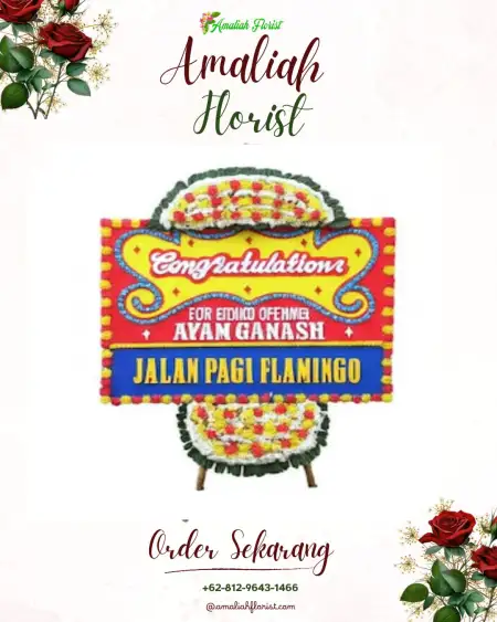 Sewa Papan Bunga Sanaman Mantikei