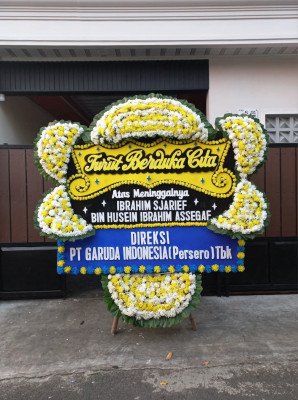 Papan Bunga Duka di Sanaman Mantikei